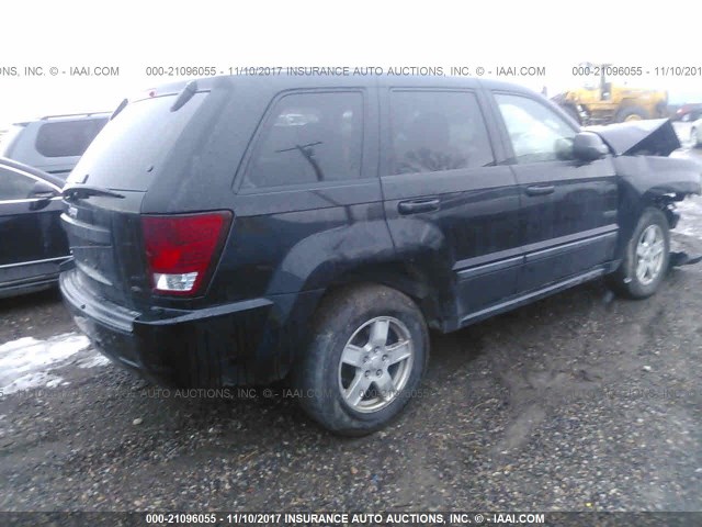 1J8GR48K37C686831 - 2007 JEEP GRAND CHEROKEE LAREDO/COLUMBIA/FREEDOM BLACK photo 4