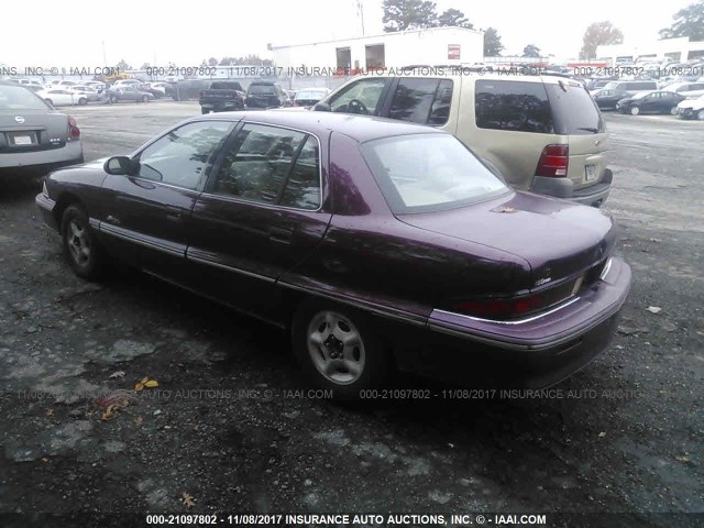 1G4NV55M8SC406234 - 1995 BUICK SKYLARK GRAN SPORT/CUSTOM/LIMITED MAROON photo 3