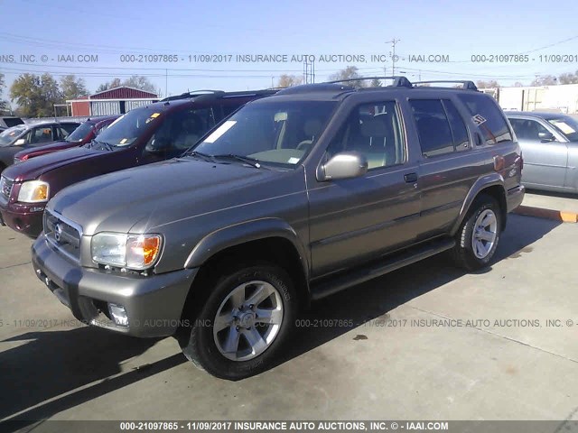 JN8DR09YX2W727389 - 2002 NISSAN PATHFINDER LE/SE TAN photo 2