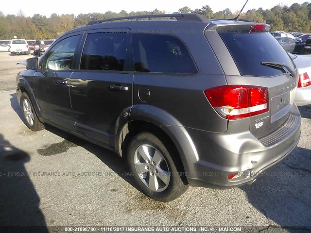 3C4PDCBG4CT189158 - 2012 DODGE JOURNEY SXT GRAY photo 3