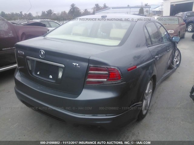 19UUA66286A032550 - 2006 ACURA 3.2TL GRAY photo 4