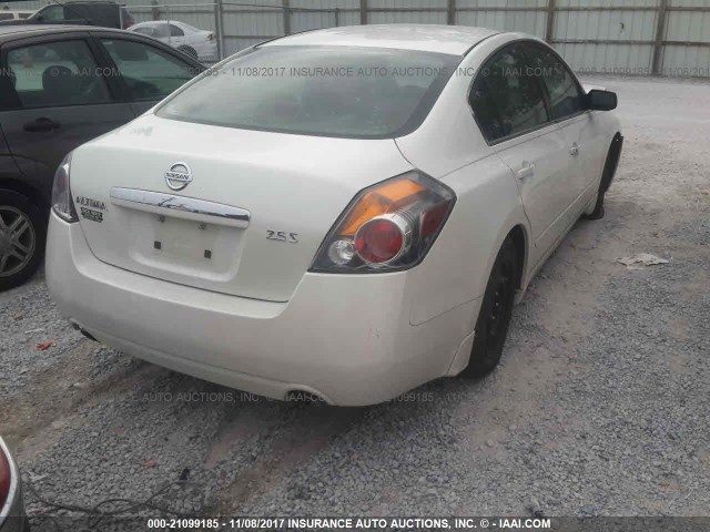 1N4AL21E59N453957 - 2009 NISSAN ALTIMA 2.5/2.5S WHITE photo 4