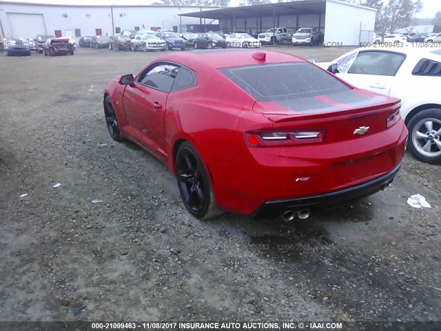 1G1FD1RS6H0176354 - 2017 CHEVROLET CAMARO LT RED photo 3