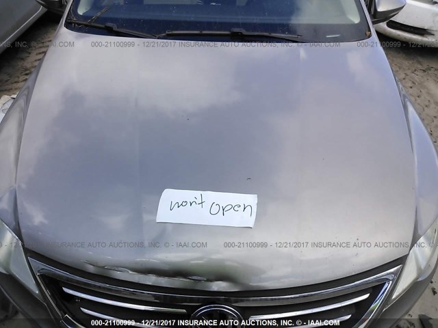 WVWMN7AN3BE702230 - 2011 VOLKSWAGEN CC SPORT GRAY photo 10