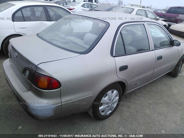 1NXBR12E1WZ112073 - 1998 TOYOTA COROLLA VE/CE/LE SILVER photo 4