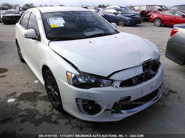 JA32U2FU9GU001457 - 2016 MITSUBISHI LANCER ES WHITE photo 1