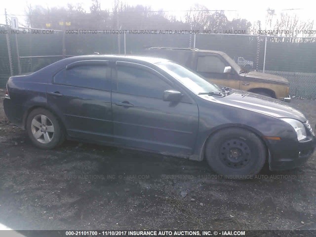 3FAHP07Z77R248944 - 2007 FORD FUSION SE BLACK photo 6