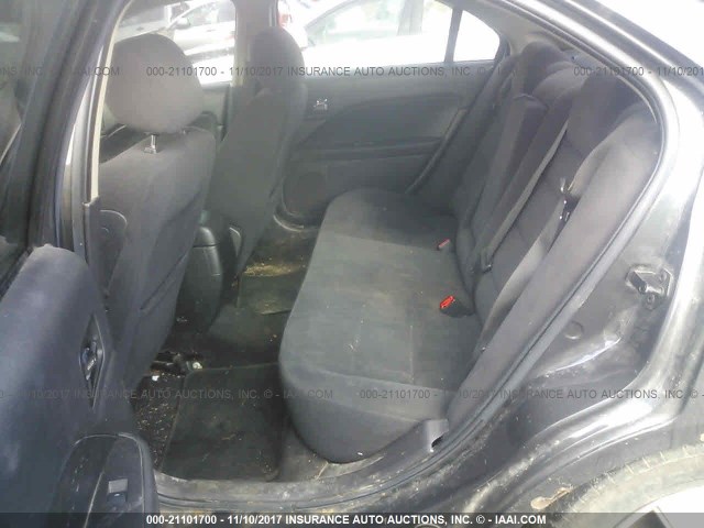 3FAHP07Z77R248944 - 2007 FORD FUSION SE BLACK photo 8