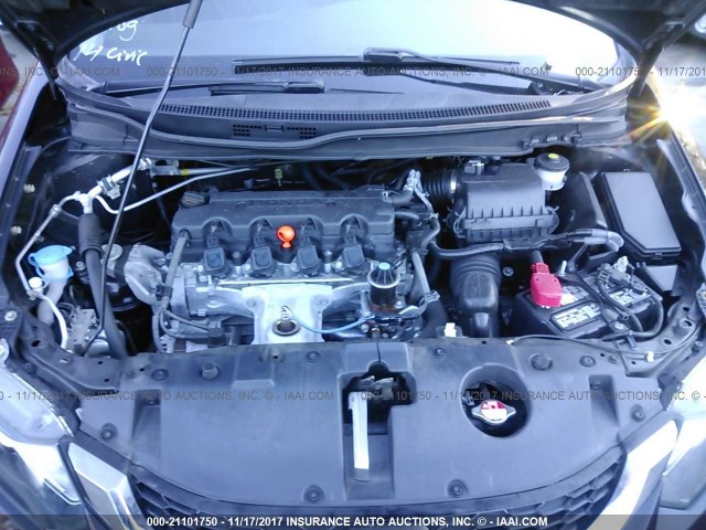 2HGFB2F92EH518329 - 2014 HONDA CIVIC EXL BLACK photo 10