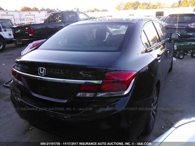 2HGFB2F92EH518329 - 2014 HONDA CIVIC EXL BLACK photo 4