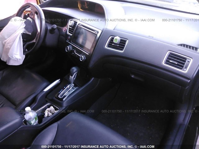 2HGFB2F92EH518329 - 2014 HONDA CIVIC EXL BLACK photo 5