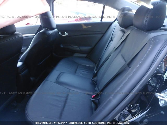 2HGFB2F92EH518329 - 2014 HONDA CIVIC EXL BLACK photo 8