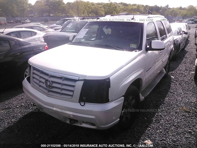 1GYEK63N95R144783 - 2005 CADILLAC ESCALADE LUXURY WHITE photo 2