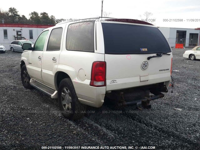 1GYEK63N95R144783 - 2005 CADILLAC ESCALADE LUXURY Beyaz fotoğraf 3