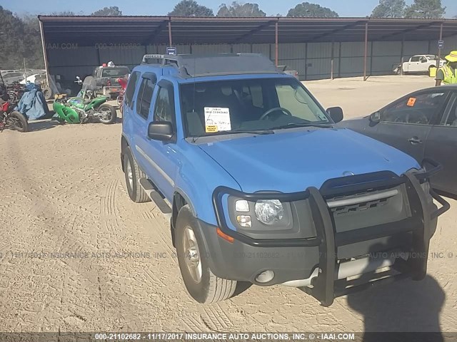 5N1ED28T62C521788 - 2002 NISSAN XTERRA XE/SE BLUE photo 1