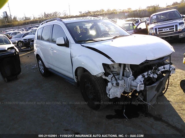 JA4AS2AW2BU018910 - 2011 MITSUBISHI OUTLANDER ES თეთრი ფოტო 1