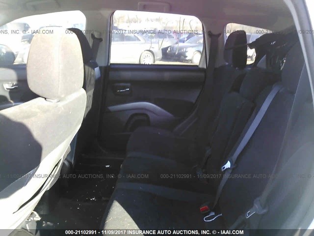 JA4AS2AW2BU018910 - 2011 MITSUBISHI OUTLANDER ES თეთრი ფოტო 8