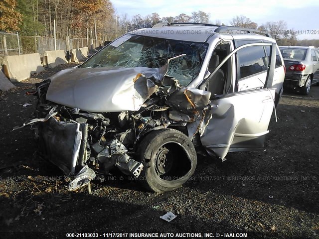 5TDZK23CX8S162732 - 2008 TOYOTA SIENNA CE/LE TAN photo 2