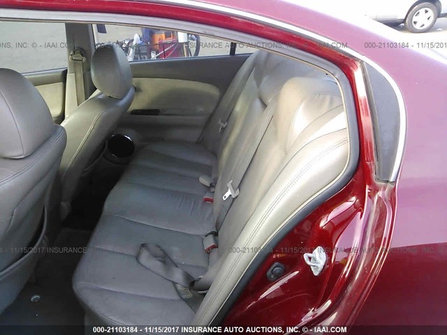 1N4AL11D46C257064 - 2006 NISSAN ALTIMA S/SL RED photo 8