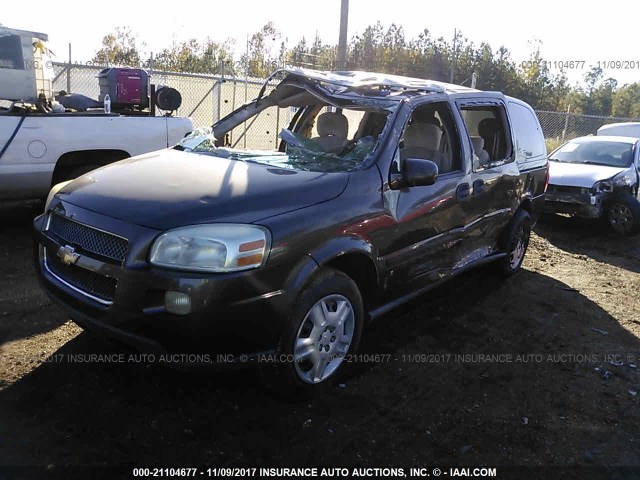 1GNDV23W68D105636 - 2008 CHEVROLET UPLANDER LS 棕色 照片 2