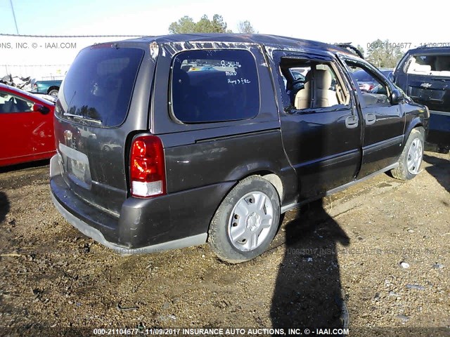 1GNDV23W68D105636 - 2008 CHEVROLET UPLANDER LS 棕色 照片 4