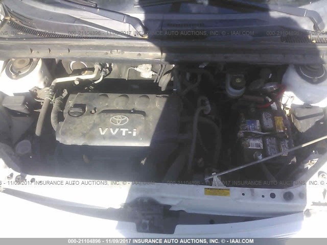 JTLKT324264035632 - 2006 TOYOTA SCION XB თეთრი ფოტო 10