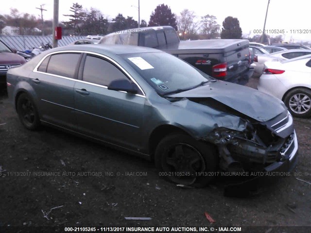 1G1ZG57B994184411 - 2009 CHEVROLET MALIBU LS მწვანე ფოტო 1