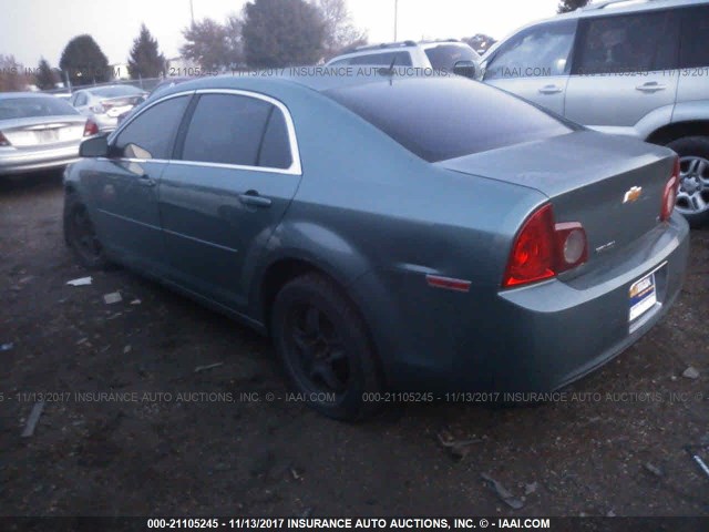 1G1ZG57B994184411 - 2009 CHEVROLET MALIBU LS მწვანე ფოტო 3