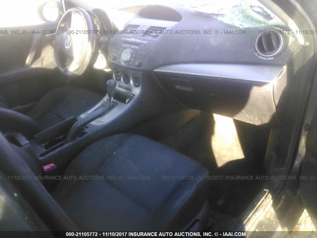 JM1BL1SG7A1247639 - 2010 MAZDA 3 I SILVER photo 5