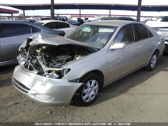 4T1BE32K73U171458 - 2003 TOYOTA CAMRY LE/XLE/SE BROWN photo 2