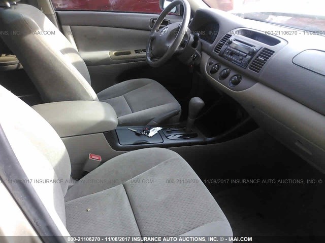 4T1BE32K73U171458 - 2003 TOYOTA CAMRY LE/XLE/SE BROWN photo 5