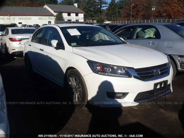 1HGCR2F59EA086008 - 2014 HONDA ACCORD SPORT WHITE photo 1