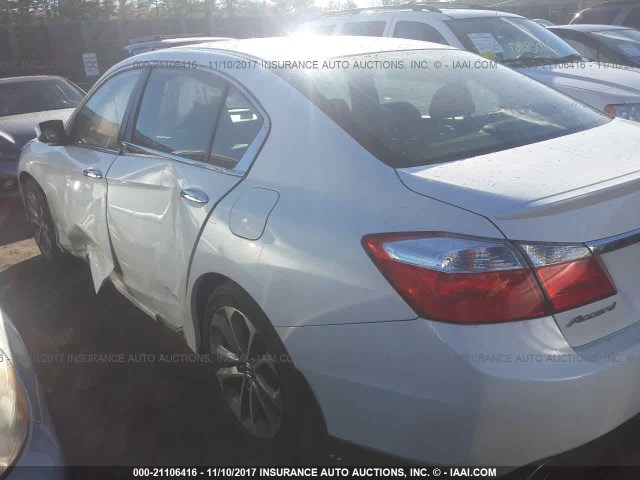 1HGCR2F59EA086008 - 2014 HONDA ACCORD SPORT WHITE photo 6