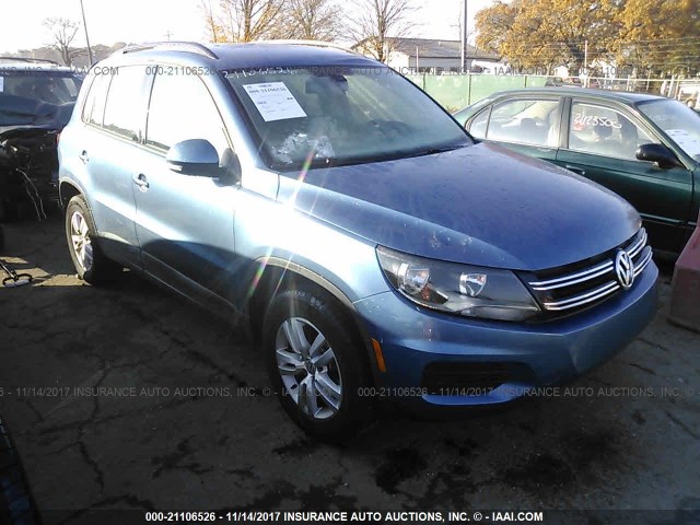 WVGBV7AX5HK008749 - 2017 VOLKSWAGEN TIGUAN S/LIMITED BLUE photo 1