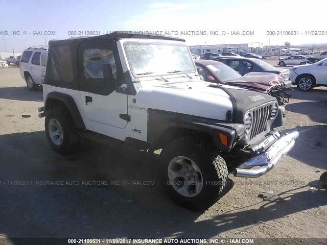 1J4FY29P5VP409117 - 1997 JEEP WRANGLER / TJ SE WHITE photo 1