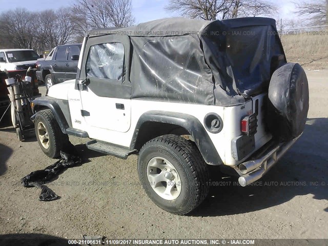 1J4FY29P5VP409117 - 1997 JEEP WRANGLER / TJ SE WHITE photo 3