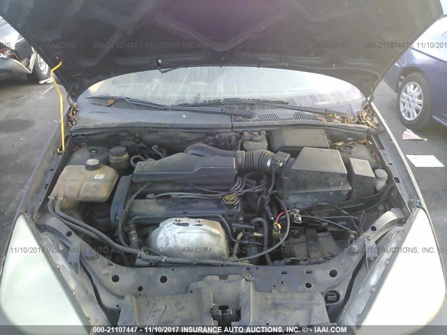 1FAFP3437YW165893 - 2000 FORD FOCUS SE/SE SPORT BLACK photo 10