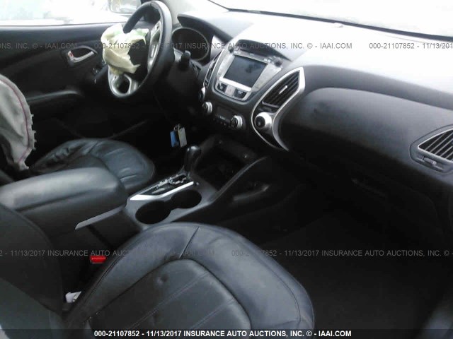 KM8JUCAC6DU606061 - 2013 HYUNDAI TUCSON GLS/LIMITED ვერცხლისფერი ფოტო 5