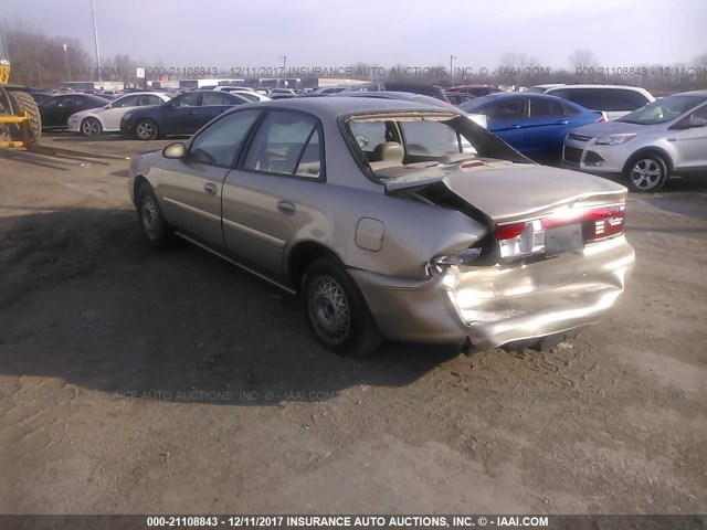 2G4WY55J321235691 - 2002 BUICK CENTURY LIMITED GOLD photo 3