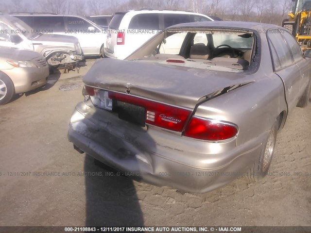 2G4WY55J321235691 - 2002 BUICK CENTURY LIMITED GOLD photo 6