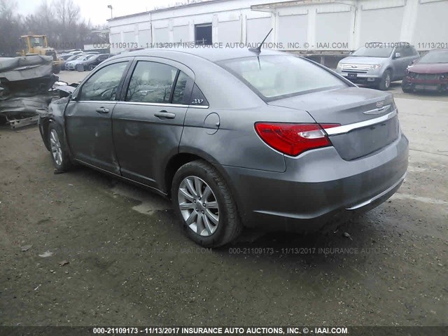 1C3CCBBG8CN329194 - 2012 CHRYSLER 200 TOURING GRAY photo 3