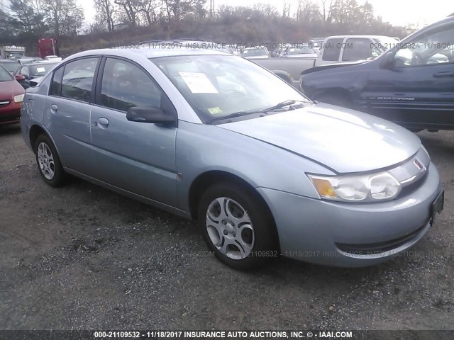 1G8AJ52FX3Z159456 - 2003 SATURN ION LEVEL 2 BLUE photo 1