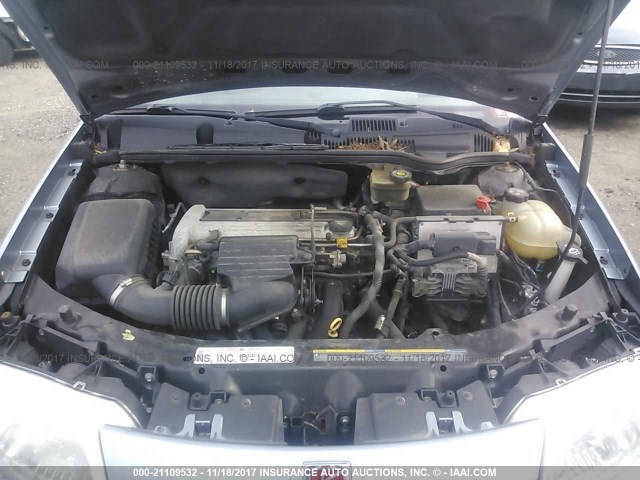 1G8AJ52FX3Z159456 - 2003 SATURN ION LEVEL 2 BLUE photo 10