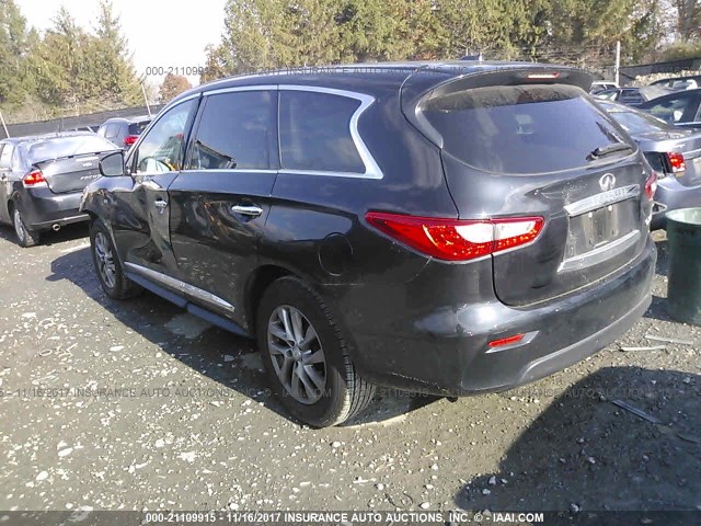 5N1AL0MN1FC513715 - 2015 INFINITI QX60 BLACK photo 3