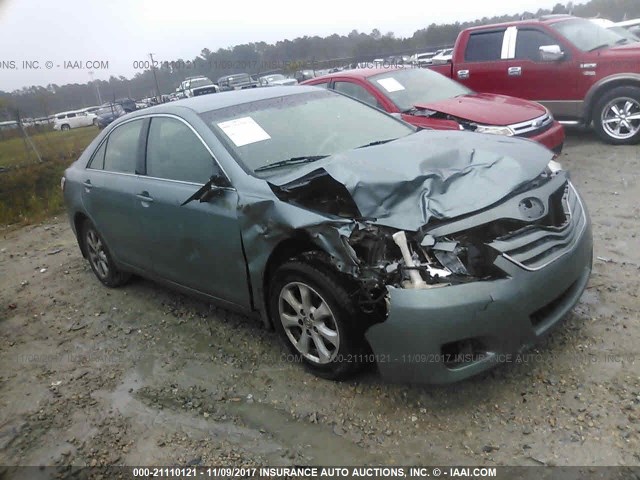 4T1BF3EK8BU655050 - 2011 TOYOTA CAMRY SE/LE/XLE GREEN photo 1