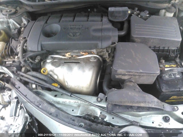 4T1BF3EK8BU655050 - 2011 TOYOTA CAMRY SE/LE/XLE GREEN photo 10