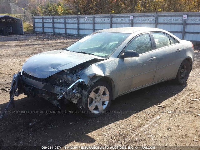 1G2ZG58B574206380 - 2007 PONTIAC G6 SE Light Blue photo 2