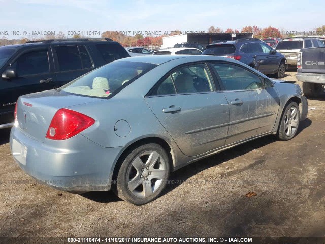 1G2ZG58B574206380 - 2007 PONTIAC G6 SE Light Blue photo 4