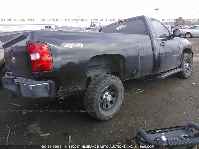 1GCNKPE01DZ401317 - 2013 CHEVROLET SILVERADO K1500 BLACK photo 4