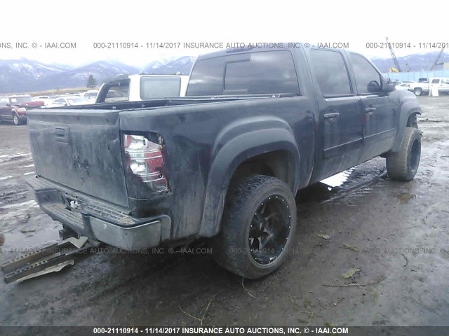 3GTEK13359G219041 - 2009 GMC SIERRA K1500 BLACK photo 4